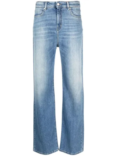 's Max Mara High-waisted Straight-leg Jeans In Blue