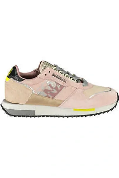 Pre-owned Napapijri Schuhe Damen  Sneakers Rosa Haut Sg127