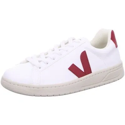 Pre-owned Veja Damen Sneaker Damen Urca Cwl Freizeitschuhe Uc0702934-white_marsala Weiss