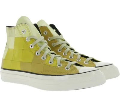 Pre-owned Converse Chuck Taylor 70 Hi Damen Patchwork-sneaker Freizeit-schuhe Gelb