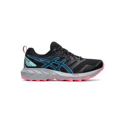 Pre-owned Asics Schuhe Lauf Damen  Gel Sonoma 6 1012a922011 Schwarz