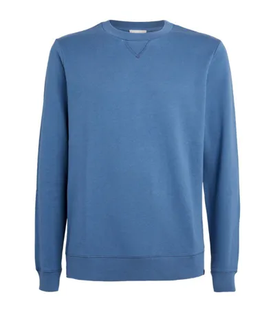 Derek Rose Quinn Sweatshirt In Denim