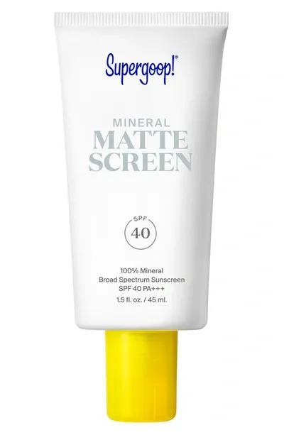 Supergoop !® Mineral Mattescreen Spf 40 Pa+++ Sunscreen