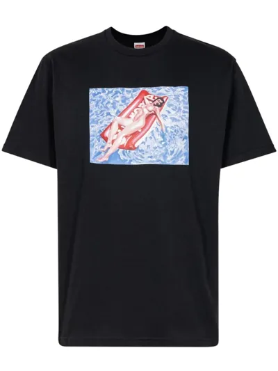 Supreme Float Short-sleeve T-shirt In Black