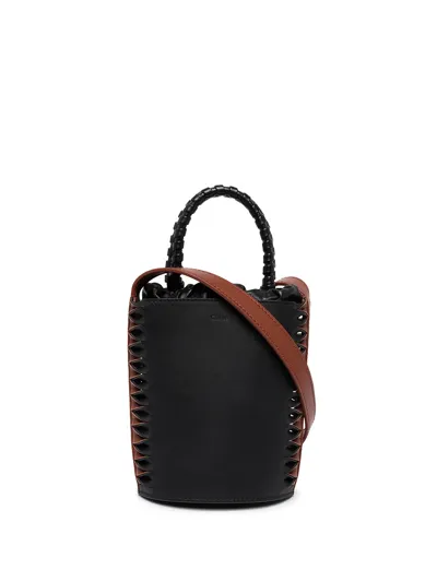 Chloé Louela Mini Bucket Bag In Mehrfarbig