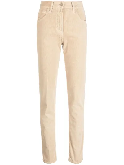 Aspesi Straight-leg Cotton Jeans In Beige