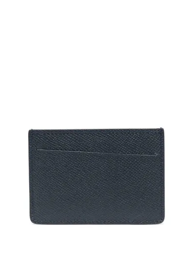 Maison Margiela Fourt-stitch Cardholder In Blue