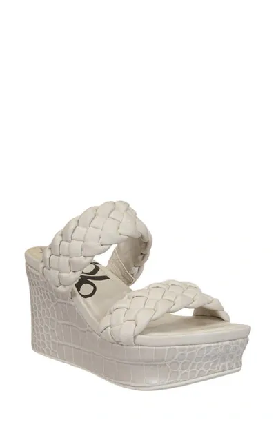 Otbt Fluent Wedge Platform Sandal In Ivory