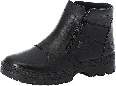 Pre-owned Rieker Neu  Winterstiefeletten 22166872 Für Herren Schwarz