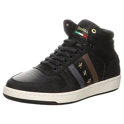 Pre-owned Pantofola D'oro Pantofola D` Oro Herren Sneaker Bolzano Oumo Mid 10223034 25y Schwarz 1419770