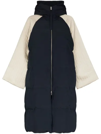 Duran Lantink Blue Reconstructed Kyoto Puffer Coat