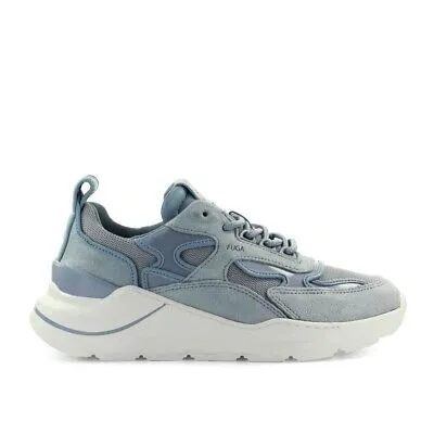 Pre-owned Date D.a.t.e. Fuga 2.0 Hellblau Sneaker Damen