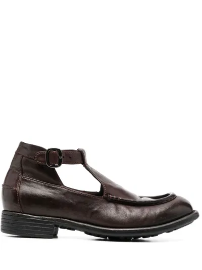 Officine Creative Calixte Low-heel Loafers In Brown