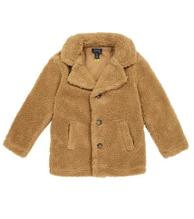 Polo Ralph Lauren Kids' Little Girl's & Girl's Curly Pile Teddy Coat In Tan