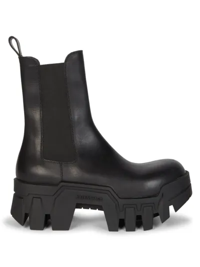 Balenciaga Bulldozer Chelsea Boots In Black