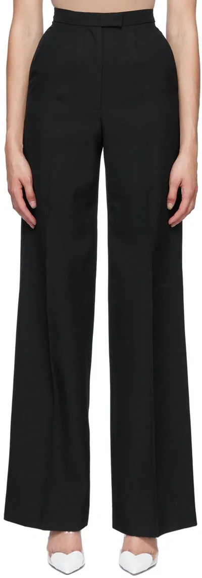 Alaïa Black Tailored Trousers In 995 Noir Alaia