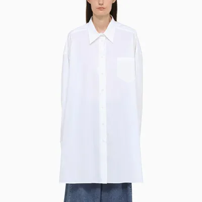 Maison Margiela White Cotton Poplin Shirt