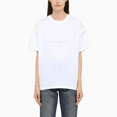 Stella Mccartney White Cotton Crew Neck T-shirt