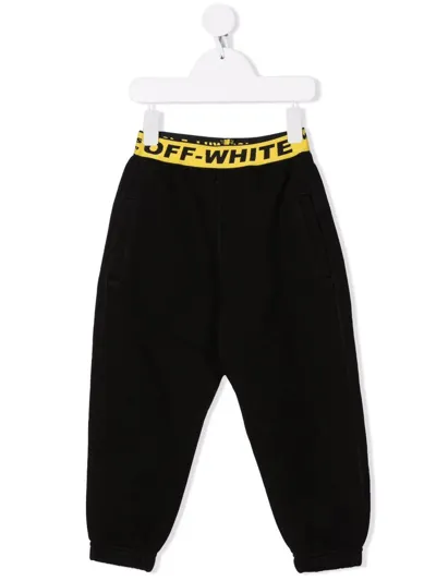 Off-white Kids' Off Industrial Sweatpant In Black