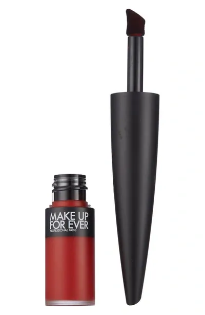 Make Up For Ever Rouge Artist For Ever Matte 24hr Longwear Liquid Lipstick 402 Constantly On Fire 0.17 oz / 4.5 G In Constantly On Fire - Classic Red