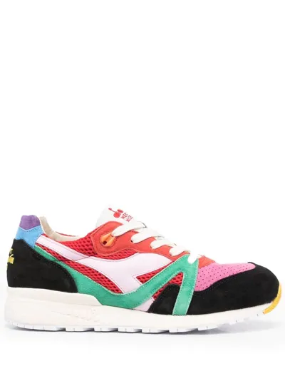 Diadora N9000 Sneakers In Red Synthetic Fibers In Ferreditaly