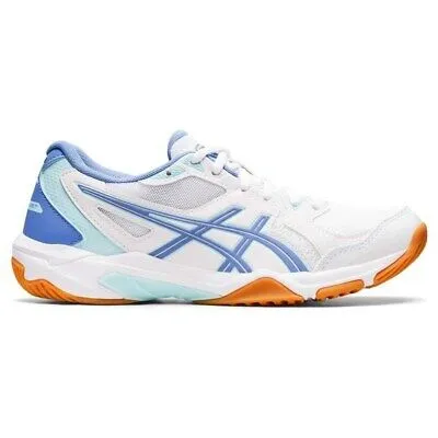 Pre-owned Asics Schuhe Volleyball Damen  Gelrocket 10 1072a056107 Weiss-hellblau