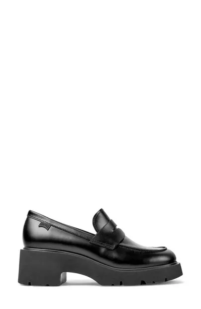 Camper Milah Chunky Loafers In Black