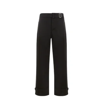 Alexander Mcqueen Belted Trousers With Pockets