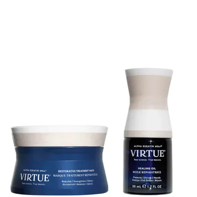 Virtue Keratin Healing Mask And Oil Bundle