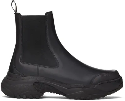 Gmbh Black Sprayed Chelsea Boots