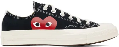 Comme Des Garçons Play Black Converse Edition Chuck 70 Sneakers