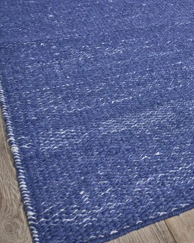 Exquisite Rugs Brierton Flatweave Rug, 10' X 14' In Navy