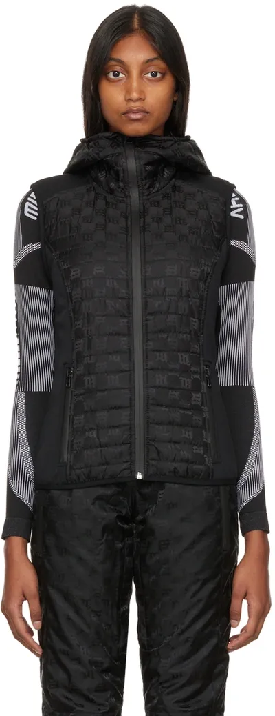 Misbhv Black Printed Vest In Black/white