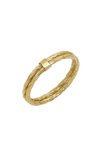 Bony Levy 14k Gold Twisted Stack Ring In 14k Yellow Gold