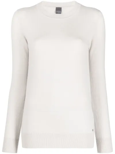 Lorena Antoniazzi Cashmere Crewneck Jumper In Grau