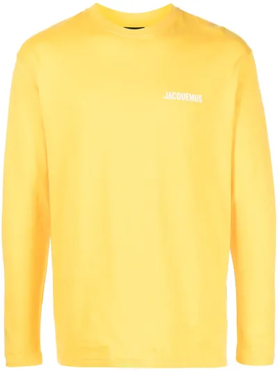 Jacquemus Yellow Le Papier 'le T-shirt Manches Longues' Long Sleeve T-shirt