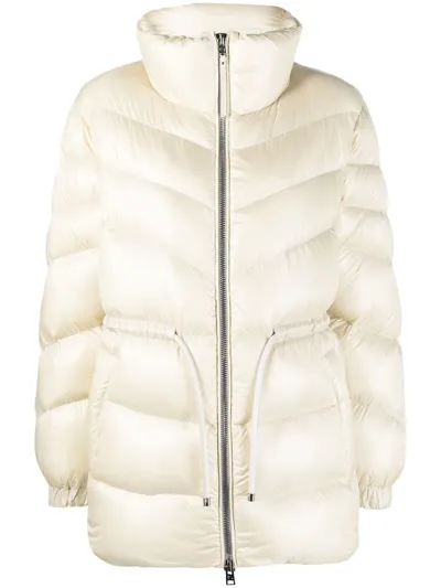 Woolrich Zip-fastening Padded Jacket In Neutrals