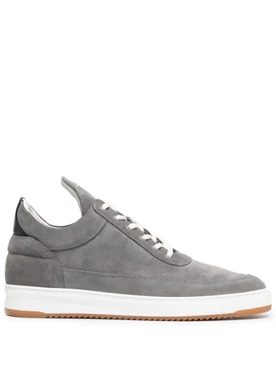 Filling Pieces Suede Low-top Sneakers In Grey