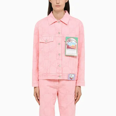 Gucci California" Jacket In Pink Gg Denim"