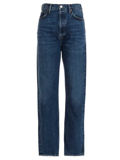 Agolde 90s Pinch Waist Straight In Range Jeans In Blue