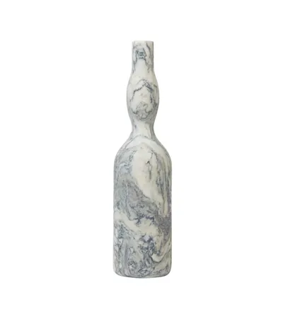 Salvatori X Elisa Ossino Omaggio A Morandi Decorative Bottle In Green