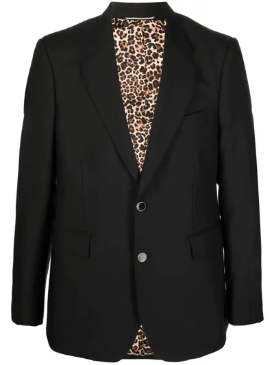 Pt Torino Single-breasted Blazer In Schwarz