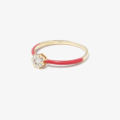 Persée 18k Yellow Gold Imagine Diamond Ring