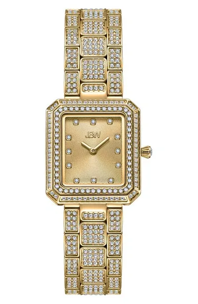 Jbw Arc Diamond Bracelet Watch, 23mm In Gold