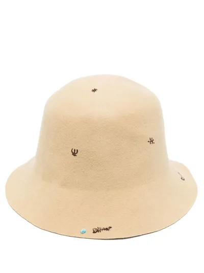 Super Duper Hats Freya Narrow Bucket Hat In Nude