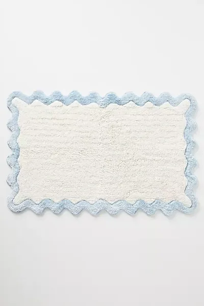 Anthropologie Ernestine Bath Mat In Blue