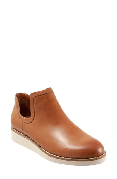 Softwalk Woodbury Leather Bootie In Brown