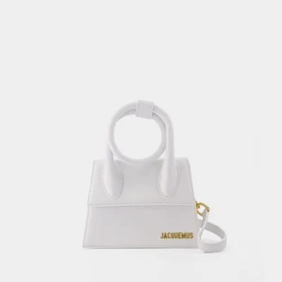 Jacquemus Le Chiquito Noeud Bag -  - White - Leather