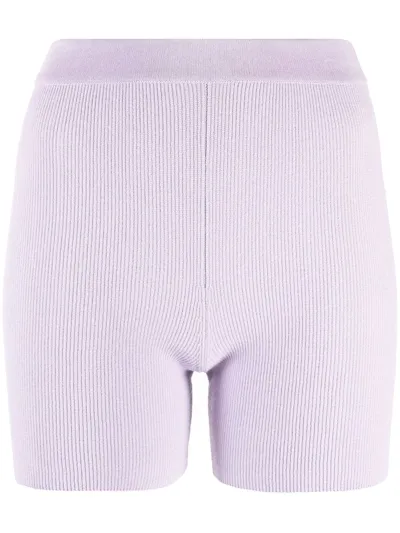 Jacquemus Purple Le Papier 'le Short Arancia' Shorts