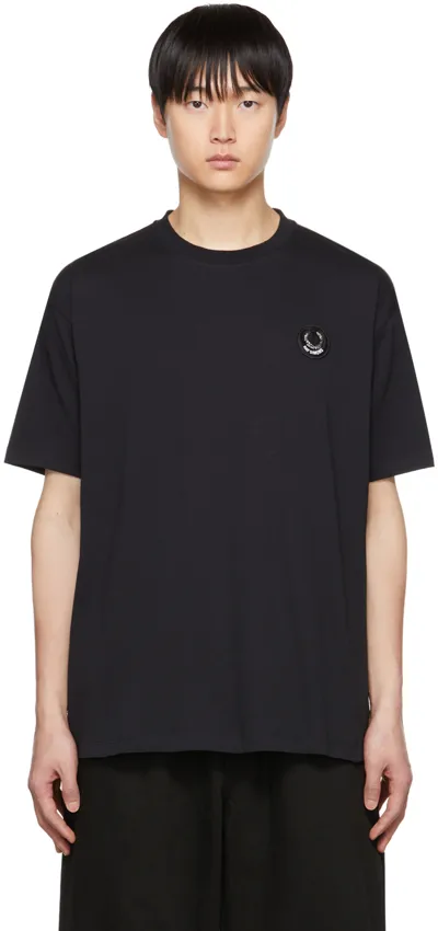 Raf Simons Black Fred Perry Edition Oversized T-shirt